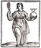 La Scienza, illustrazione dall'iconografia di Cesare Ripa, 1618