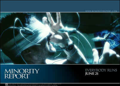 Minority Report: spider robots performing a retinal scan -- [www.minorityreport.com]