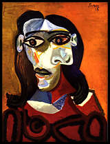 Picasso - Girl with dark hair