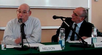 Luigi Orsenigo, Franco Malerba, Richard Nelson, Piero Bassetti alla Lecture di Nelson del 18 giugno