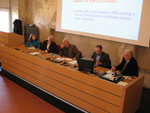 Costruire un ponte tra scienza e società. Eloisa Cianci, Gianluca Bocchi, Giuseppe Longo, Pietro Greco, Silvano Tagliagambe