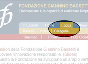 Messa in evidenza del link della ricerca per categorie e tag