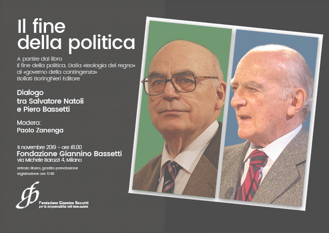 Il fine della politica, un incontro tra Salvatore Natoli e Piero Bassetti