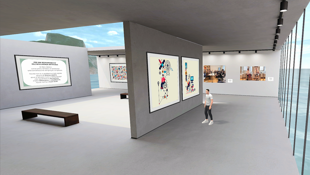 Galleria Spatial dedicata al libro bianco sull'intelligenza artificiale