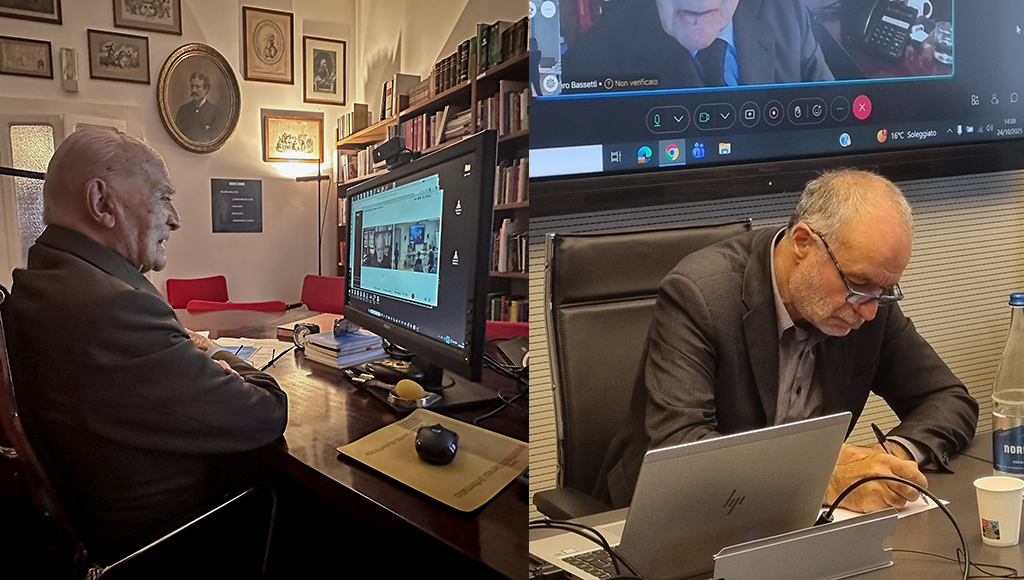 Piero Bassetti e Massimo Minelli